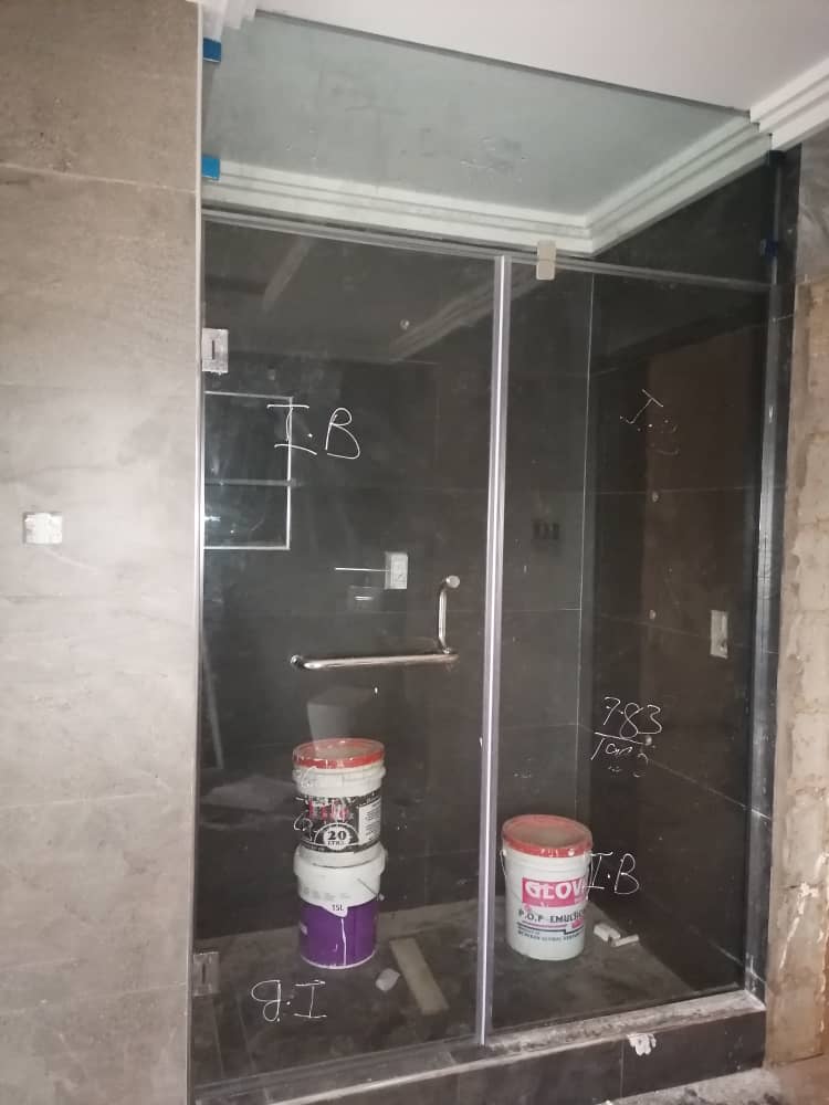 Frosted Shower Cabin